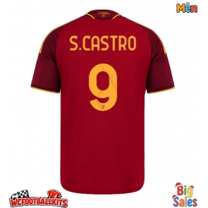 AS Roma Santiago Castro #9 Replica Home Stadium Shirt 2026-27 Short Sleeve